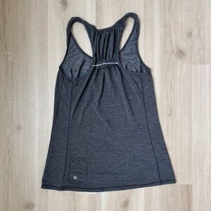Lululemon Athletica tank top. Gunmetal gray . Size 8.